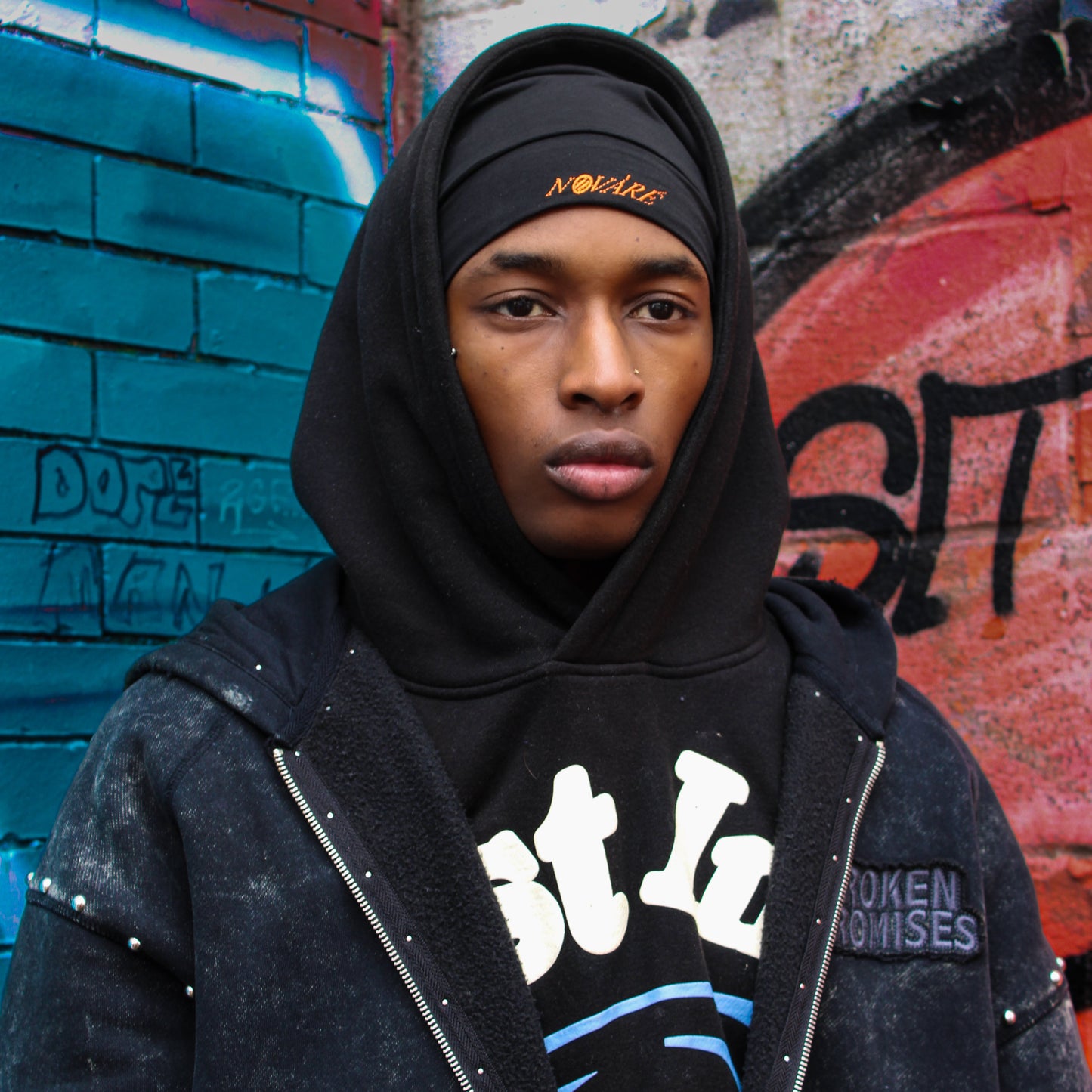 Satin-Lined Skull Cap Skull Black